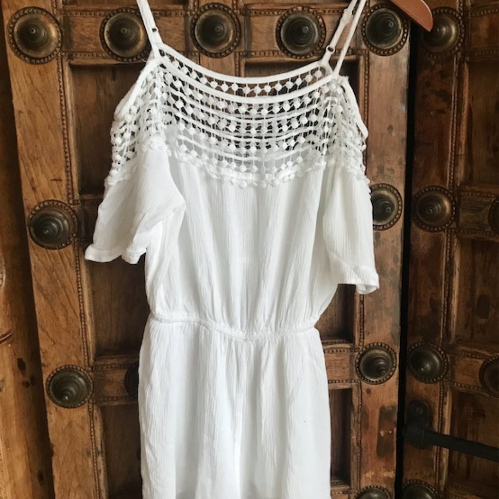 Cotton On, white romper, size XS